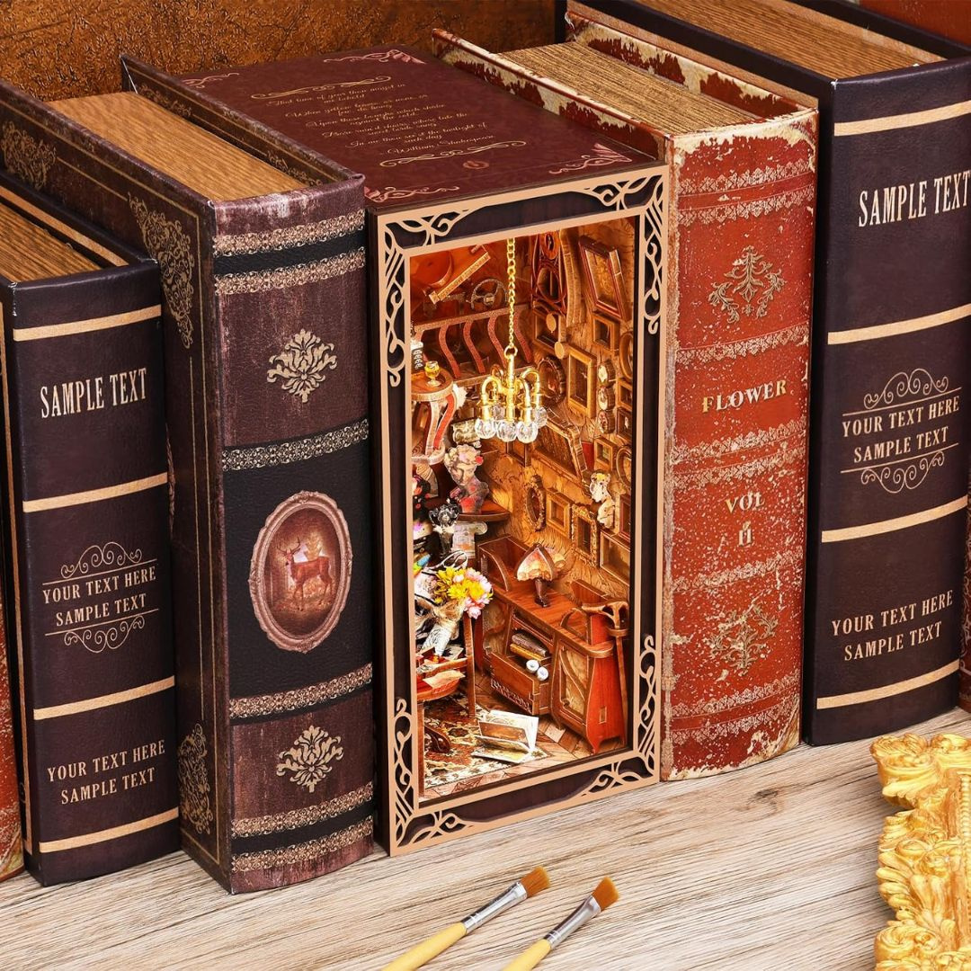 Náladový koutek k odpočinku – DIY Book Nook - Malířský ateliér Painter's Day at Dusk | MiniCity