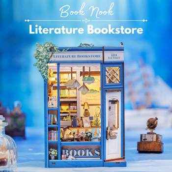 DIY Book Nook - Knihkupectví Literaure | Cutebee