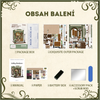 DIY Book Nook - Gallery Bookstore | Cutebee miniaturní domeček 3D puzzle