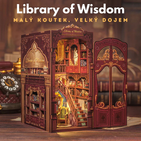 DIY Book Nook - Library Of Wisdom | Cutebee