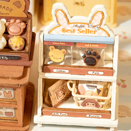 Cookii Bunny’s Cookie Shop - Mini domeček 3D | Rolife