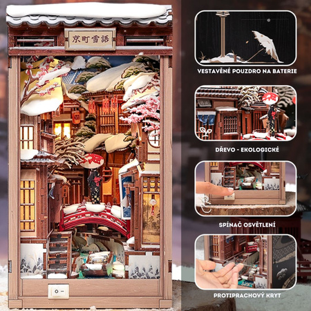 Kyoto Snow Whisper - DIY Book Nook | Cutebee