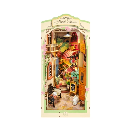DIY Book Nook - Floral Corner | Rolife