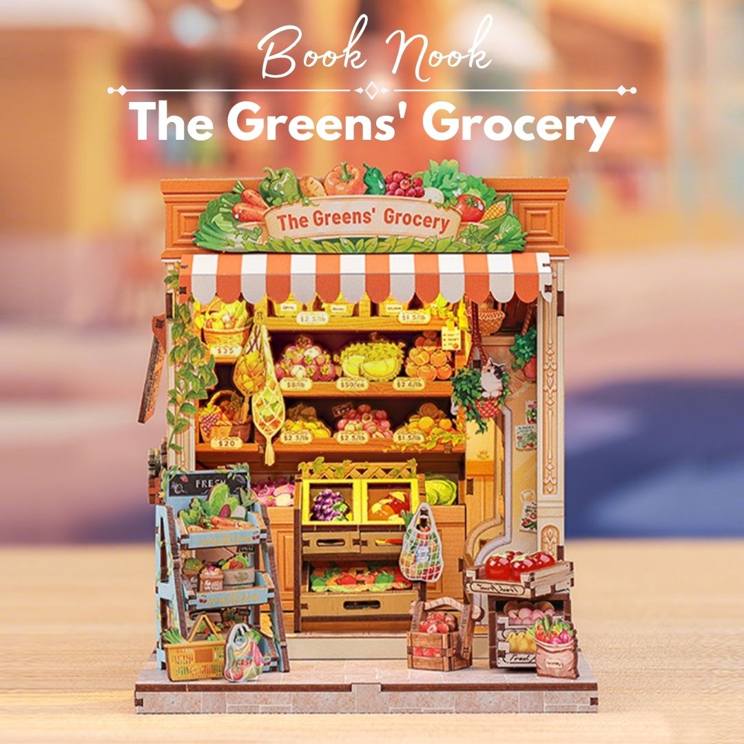 DIY Book Nook - The Greens' Grocery | The Greens' Grocery Cutebee