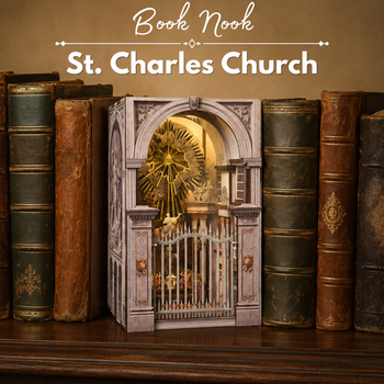 St. Charles Church – DIY Book Nook Minicity | 3D puzzle Dárek