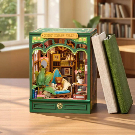 Quiet Corner Study – DIY Book Nook Rolife