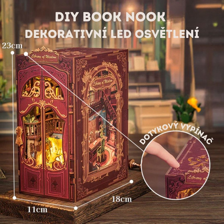 DIY Book Nook - Library Of Wisdom | Cutebee
