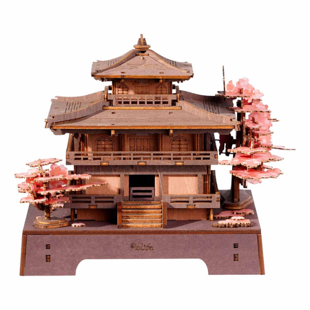 Sakura Pavilion – 3D puzzle Rolife, japonský zenový pavilon