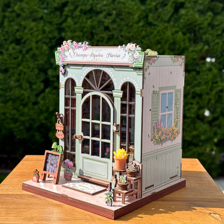 Vánoční sada Book Nook - Champs-Elysees květinářství | Cutebee