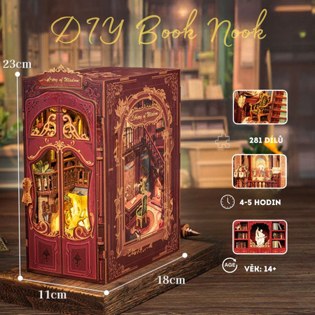DIY Book Nook - Library Of Wisdom | Cutebee