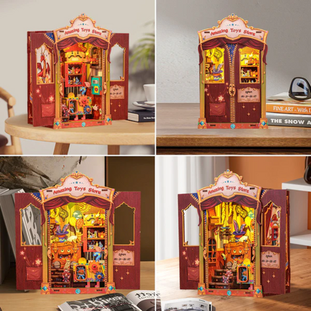 DIY Book Nook -  Amazing Toys Store | Cutebee