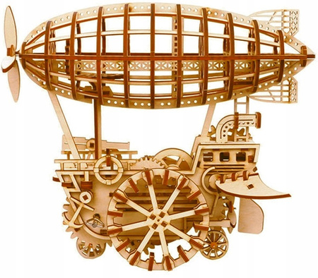 Dřevěná sada Puzzle 3d - Vzducholoď | Robotime