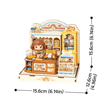 Cookii Bunny’s Cookie Shop - Mini domeček 3D | Rolife