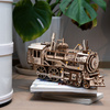 Dřevěná stavebnice Puzzle 3d - Lokomotiva | Robotime ROKR