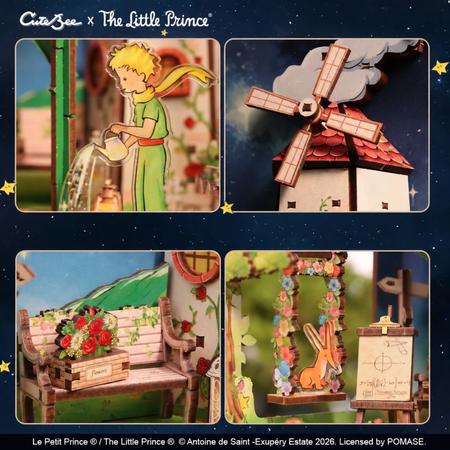 My One and Only Rose – DIY Book Nook CuteBee | 3D puzzle Dárek