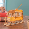 Historická tramvaj Vintage – 3D puzzle Rolife, DIY model