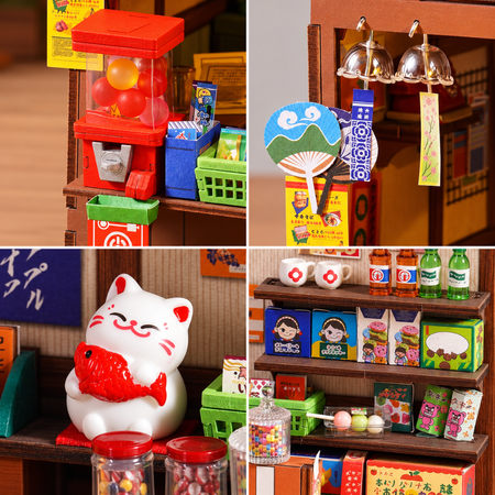 Nostalgic Corner Shop – DIY Miniaturní domeček | Robotime