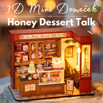 Mini 3D domeček - Honey Dessert Talk | Rolife