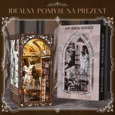 DIY Book Nook – Sochařský ateliér