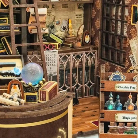 DIY Book Nook - Magic Wand Shop puzzle 3D