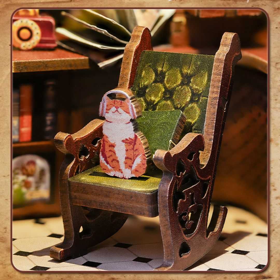 Wow efekt na polici – DIY Book Nook - Memories Music Bookshop | Cutebee