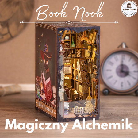 DIY Book Nook Vánoční sada - Kouzelný alchymista