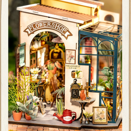 Mini 3D dům - Emily's Flower Shop I Rolife