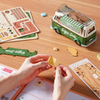 Coffee Truck Leo's – 3D puzzle Rolife, pojízdná kavárna s LED