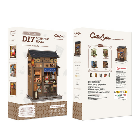 DIY Book Nook - Morita Ramen Shop Cutebee Puzzle 3D