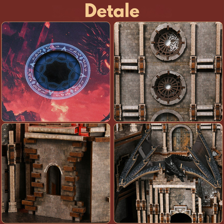 DIY Book Nook - Ember Castle | Miniaturní domeček Minicity