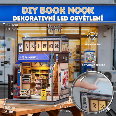 Beika-cho Convenience Store - DIY Book Nook | Cutebee