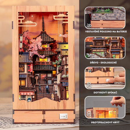 Twilight Sakura Path – DIY Book Nook CuteBee | 3D puzzle Dárek