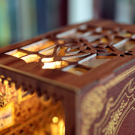 DIY Book Nook - Eternal Bookstore | Cutebee Dům miniatur