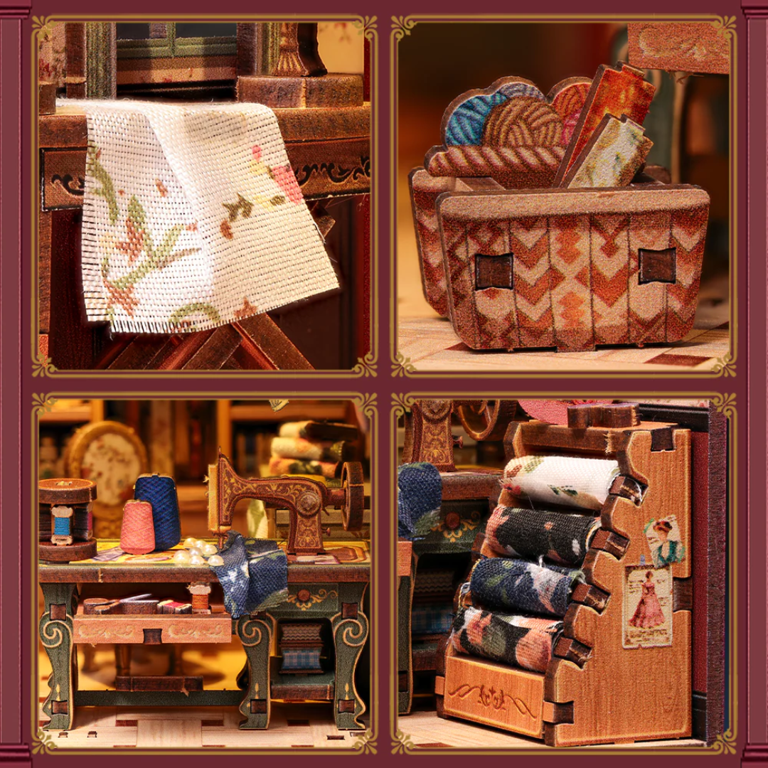 Dílna v patře – Marguerite Tailor CuteBee DIY Book Nook – 3D puzzle Dárek