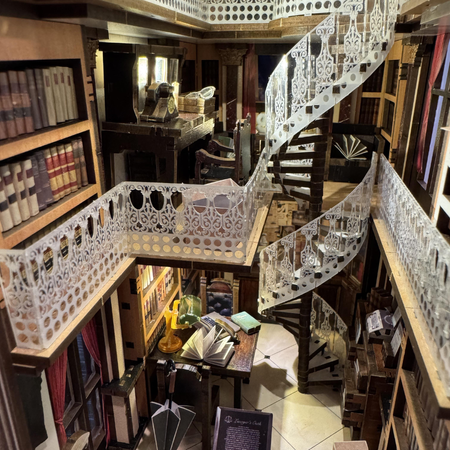 DIY Book Nook - Právnická knihovna Law Library | MiniCity