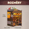 DIY Book Nook - Fantastic Garden Shop Nová verze | Cutebee Miniaturní domek