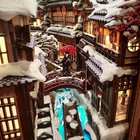 Kyoto Snow Whisper - DIY Book Nook | Cutebee