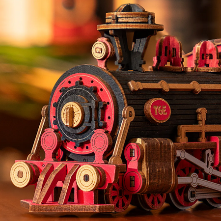 DIY Nálepky na knihy - Vlak | Robotime