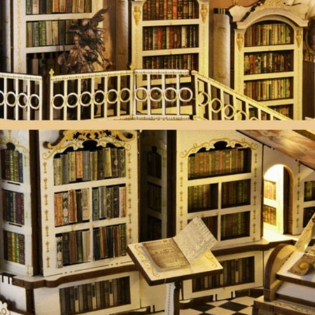 DIY Book Nook - Knihovna bohů Library of Gods MAX | MiniCity