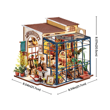 Mini 3D dům - Emily's Flower Shop I Rolife