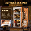 DIY Book Nook - Právnická knihovna Law Library | MiniCity