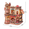 Dream Coffee Factory – 3D puzzle Rolife, kavárna s LED (593 dílků)