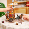 Dřevěná sada Puzzle 3d - Stojan na květiny | Robotime