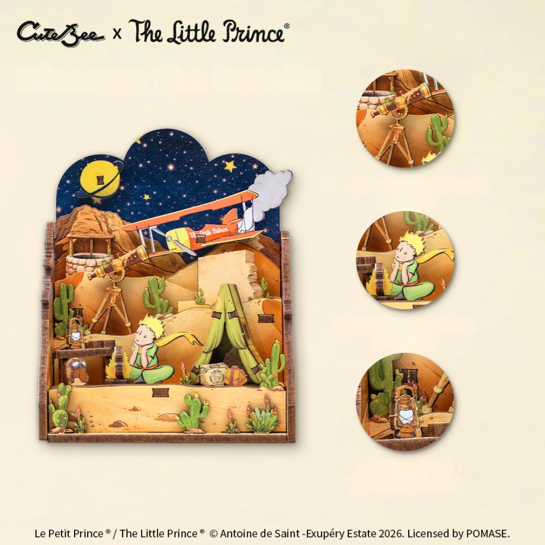 Desert Star Whisper – DIY magnet na lednici CuteBee | Malý princ