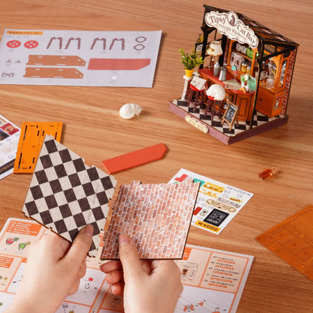 Miniaturní bar 3D - Tipsy Cat Bar | Rolife