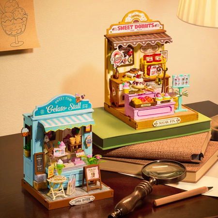 Mini domeček 3D - Sweetie’s Donut Shop | Rolife