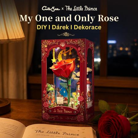 My One and Only Rose – DIY Book Nook CuteBee | 3D puzzle Dárek
