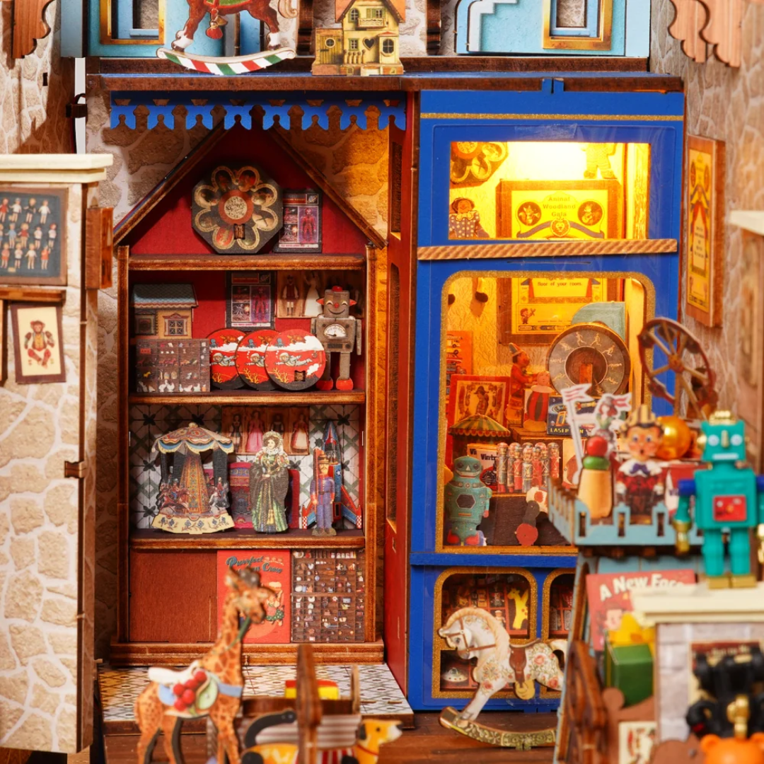 Váš kreativní koníček – Treasure Toy Shop – DIY Book Nook Robotime | 3D puzzle Dárek