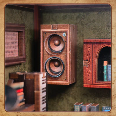 DIY Book Nook - Memories Music Bookshop | Cutebee