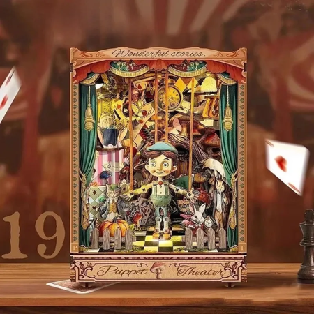 Puppet Theatre – DIY Book Nook Joincon | 3D puzzle Dárek